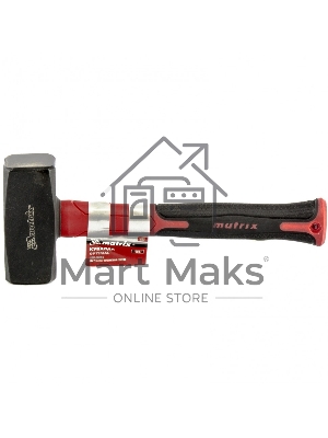 Кувалда Matrix optimal 1500г фибергласовая обрезиненная рукоятка Кувалда Matrix optimal 1500г фибергласовая обрезиненная рукоятка