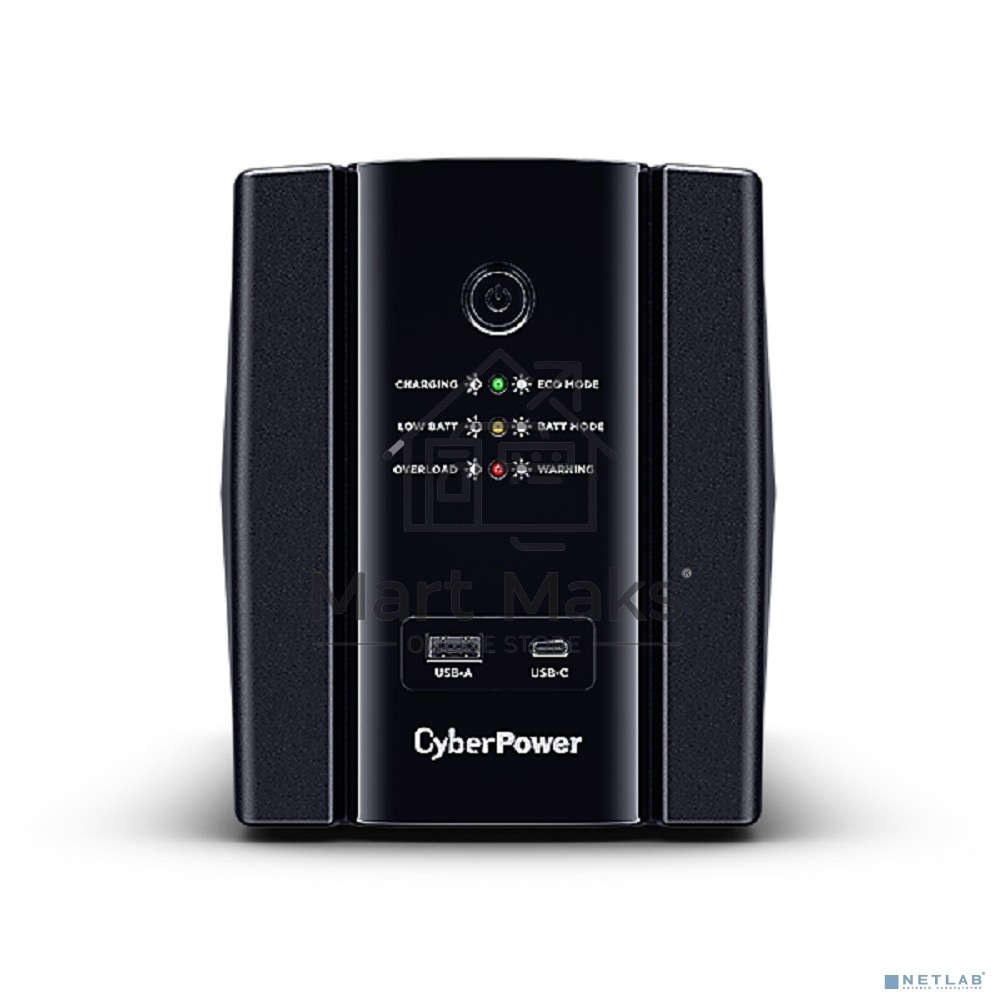Источник бесперебойного питания CYBERPOWER 1320 Вт 2200 ВА LineInteractive Количество фаз 1 phase UT2200EIG
