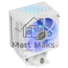 Кулер PCCooler R400 ARGb белый 92мм алюминий+медь 2200rpm 30db 4-pin 180W 133мм