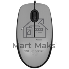 Мышь проводная Logitech M110 Silent черный, 1000 dpi, USB, кнопки - 3