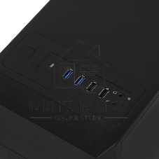 Компьютерный корпус c блоком питания 450 Ватт/Case Foxline FL-302-FZ450-U32 ATX case, black, w/PSU 450W 8см, w/2xUSB 2.0+2xUSB 3.0, w/pwr cord, w/o FAN