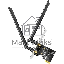 Беспроводной адаптер PCI-E Wi-Fi ,Cudy WE1300, AC1300, низкопроф. планка в комплекте