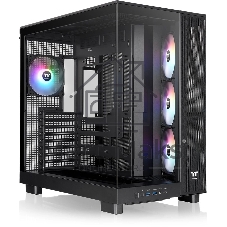 Компьютерный корпус Thermaltake View 380 XL TG ARGB черный без БП E-ATX 2x120мм 2xUSB3.0 audio bott PSU