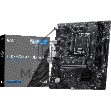 Материнская плата MSI PRO H610M-S DDR4 II, LGA1700, Intel H610, 2xDDR4, 2xSATA, 1xM.2 PCIe 3.0, 1xPCIe 4.0 x16, 1xPCIe 3.0 x1, 1xHDMI, 1x 1Gb LAN, 2xUSB 3.2 Gen1, 4xUSB 2.0, 3x3.5 мм, 7.1, microATX