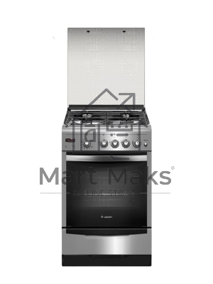 Плита газовая Gefest ПГ 5100-03 0004 серебристый, конфорок 4 шт, духовка 52 л, 50 см x 85 см x 58.5 см