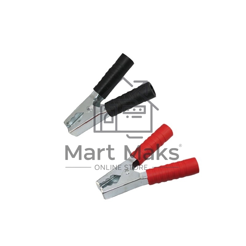 Зажим крокодил Rexant, длина 150 мм, ток 250A, 2 шт., пакет БОПП