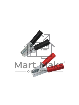 Зажим крокодил Rexant, длина 150 мм, ток 250A, 2 шт., пакет БОПП