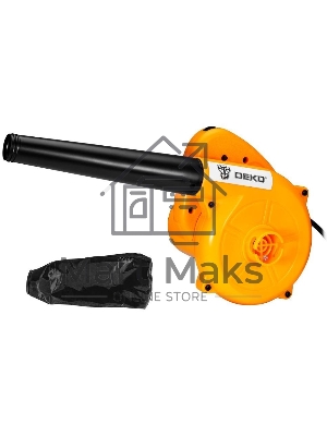 Воздуходувка-пылесос Deko DKBL1100 1100Вт пит.:от сети желтый