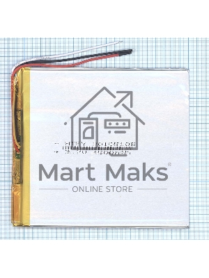 Аккумулятор Li-Pol (батарея) 3*105*105мм 3pin 3.7V/4500mAh