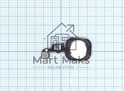 Кнопка HOME в сборе с механизмом и шлейфом для iPhone 6S/6S Plus золотая