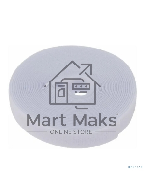 Лента-липучка многоразовая Rexant 5 м х 20 мм, белая (1 шт.)