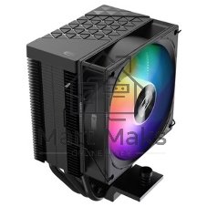 Кулер для процессора PCCooler R300 ARGB BK черный 92мм алюминий+медь 2200rpm 30db 4-pin 150W 133мм