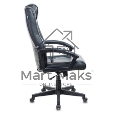 Кресло руководителя Бюрократ T-9906N/BLACK черный, кожа