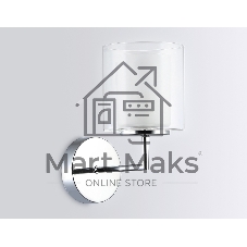 Настенный светильник Ambrella light LH56005 СH/FR хром/белый матовый E14 max 40W 190*120*220