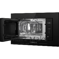 Встраиваемая микроволновая печь Kuppersberg HMW 622 B черный, 20 л, 700 Вт, переключатели - сенсор