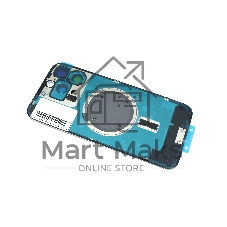 Задняя крышка (стекло) для iPhone 16 Pro Max (A3296) в сборе со стеклом камеры белая