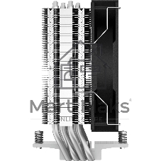 Кулер для процессора DEEPCOOL AG400 черный, 120 мм, алюминий/медь, 2000 об/мин, 31.6 дБ, 4 pin, 220 Вт, 150 мм