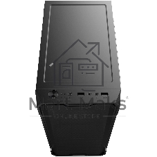 Корпус Bloody CC-129-BK, Mini-Tower, чёрный