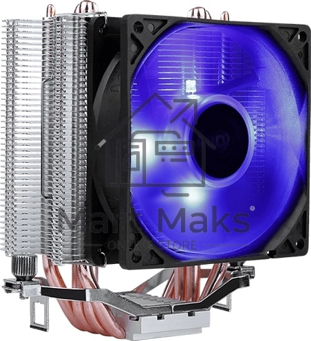 Кулер для процессора AeroCool / Formula Verkho 4 Lite серебристый, 90 мм, алюминий/медь, 2000 об/мин, 27 дБ, 4 pin, 125 Вт, 135 мм