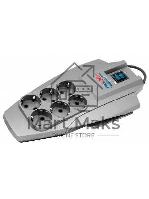 Сетевой фильтр Pilot X-Pro: 6 евророзеток Zero Start биметаллический предохранитель и микропроцессор 10 метров Pilot X-Pro 10M