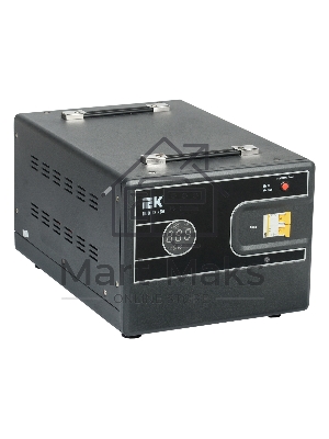 Стабилизатор напряжения IEK Hub 12кВА однофазный черный (IVS21-1-012-13)