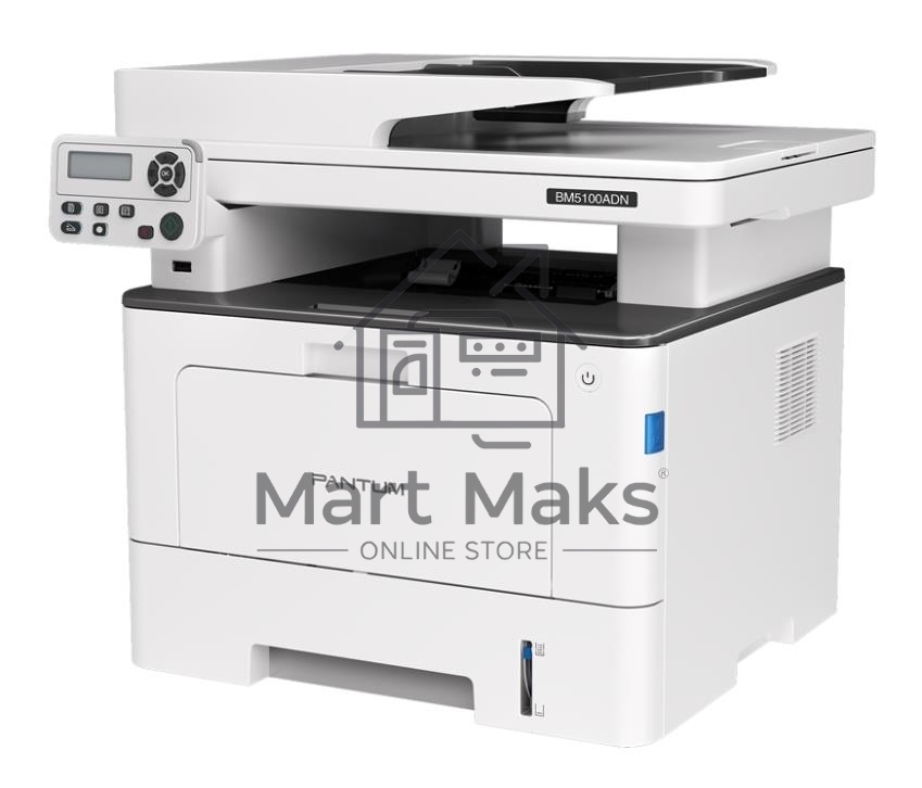 МФУ лазерный Pantum BM5100ADN, A4, ч/б, печ. до 40 стр/мин., скан. до 24 стр/мин., 1200 x 1200 dpi, USB, RJ-45