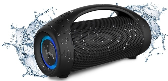Колонка портативная Sven АС PS-370 черный 40W 2.0 BT