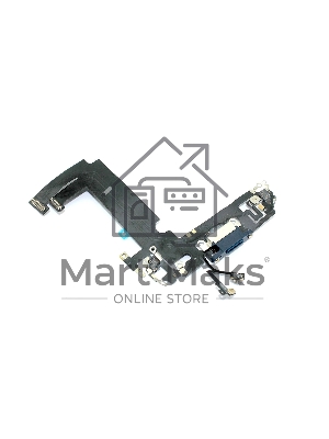 Шлейф с разъемом зарядки и микрофоном для Apple iPhone iPhone 12 Mini синий Шлейф с разъемом зарядки и микрофоном для Apple iPhone iPhone 12 Mini синий