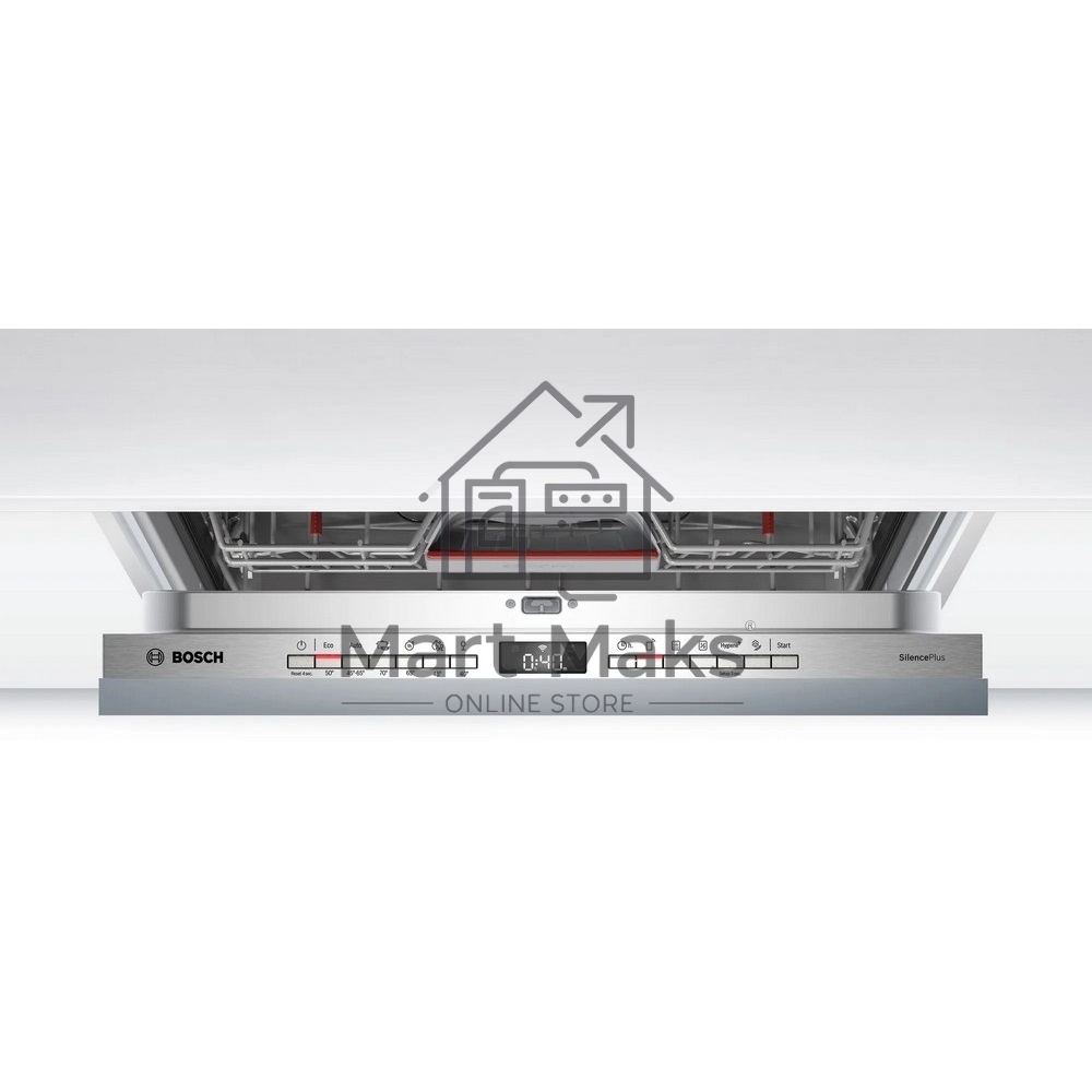 Встраиваемая посудомоечная машина Bosch SPV4HMX65Q, серебристый, 45 см, 10 компл., 45 дБ, класс A+