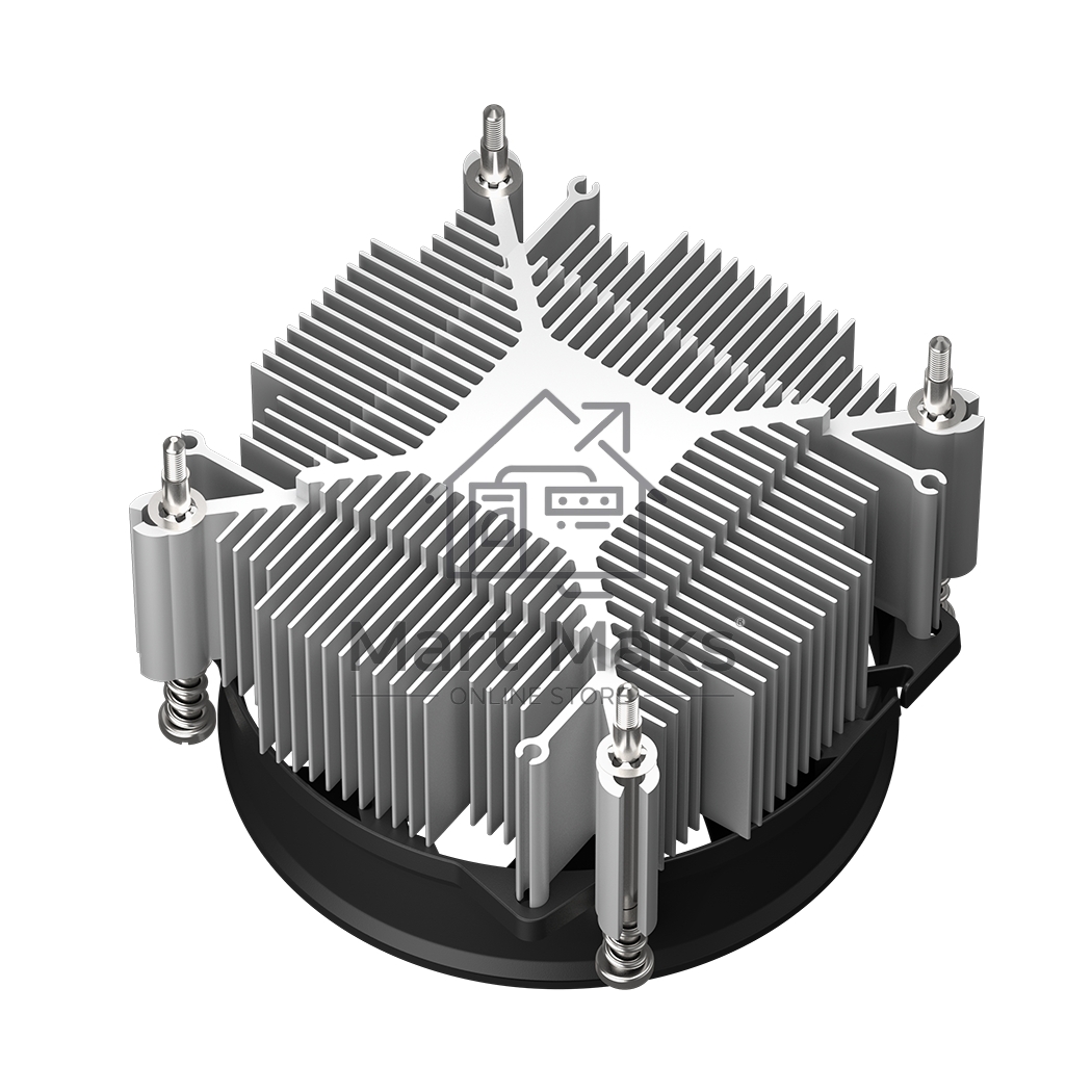 Кулер для процессора PCCooler R95S-I черный 92мм алюминий 2600rpm 31.1db 4-pin 95W