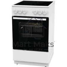 Плита электрическая Gorenje GEC5A41WG белый, конфорок 4 электрических, духовка 62 л, 50 см x 85 см x 59.4 см