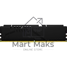 Оперативная память Kingston Fury Beast, DDR5, 16Gb (1x16Gb), 6400MHz, CL32, DIMM, с радиатором, черный