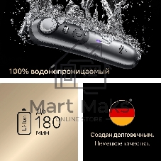 Триммер Braun BT9520 серебристый (насадок в компл:4шт)