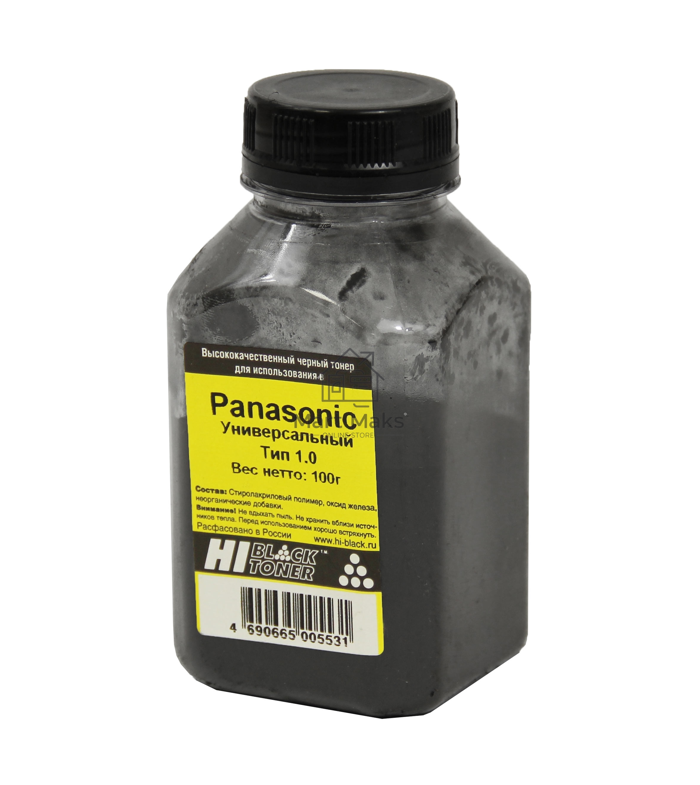 Тонер Hi-Black для Panasonic Универсальный Тип 1.0 100 г, банка