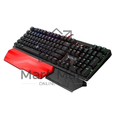 Клавиатура проводная A4 B975 механическая черный USB Gamer LED (подставка для запястий)