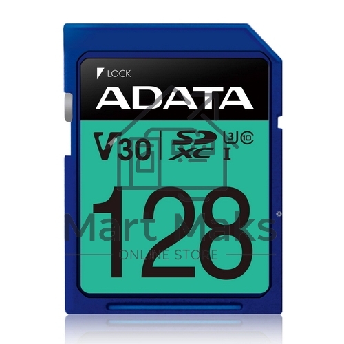 Флеш карта SD ADATA 128GB ADATA Premier Pro SDXC Class 10 UHS-I U3 V30S 95/60 MB/sФлеш карта SD