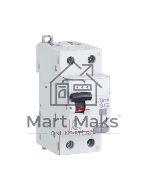 Выключатель автоматический дифференциального тока DX3 1П+Н C10А 300mA-AC АВДТ DX3 1П+Н C10А 300mA-AC
