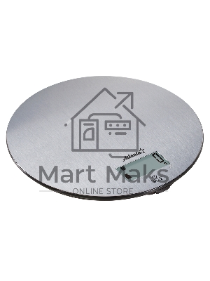 Весы кухонные электронные Atlanta ATH-6192 серебристый