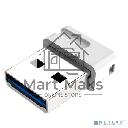 Флешка USB R/W R/W Netac U116 64Gb <NT03U116N-064G-20WH>, USB2.0, миниатюрная пластиковая белая