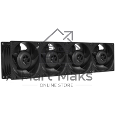 Комплект вентиляторов для корпуса Arctic S8038-7K (4 Pack) черный, 80 мм, 7000 об/мин, 4 pin