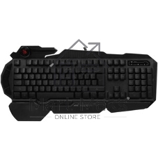 Клавиатура проводная A4Tech Bloody B310N черный USB Multimedia for gamer LED (подставка для запястий) (B310N)