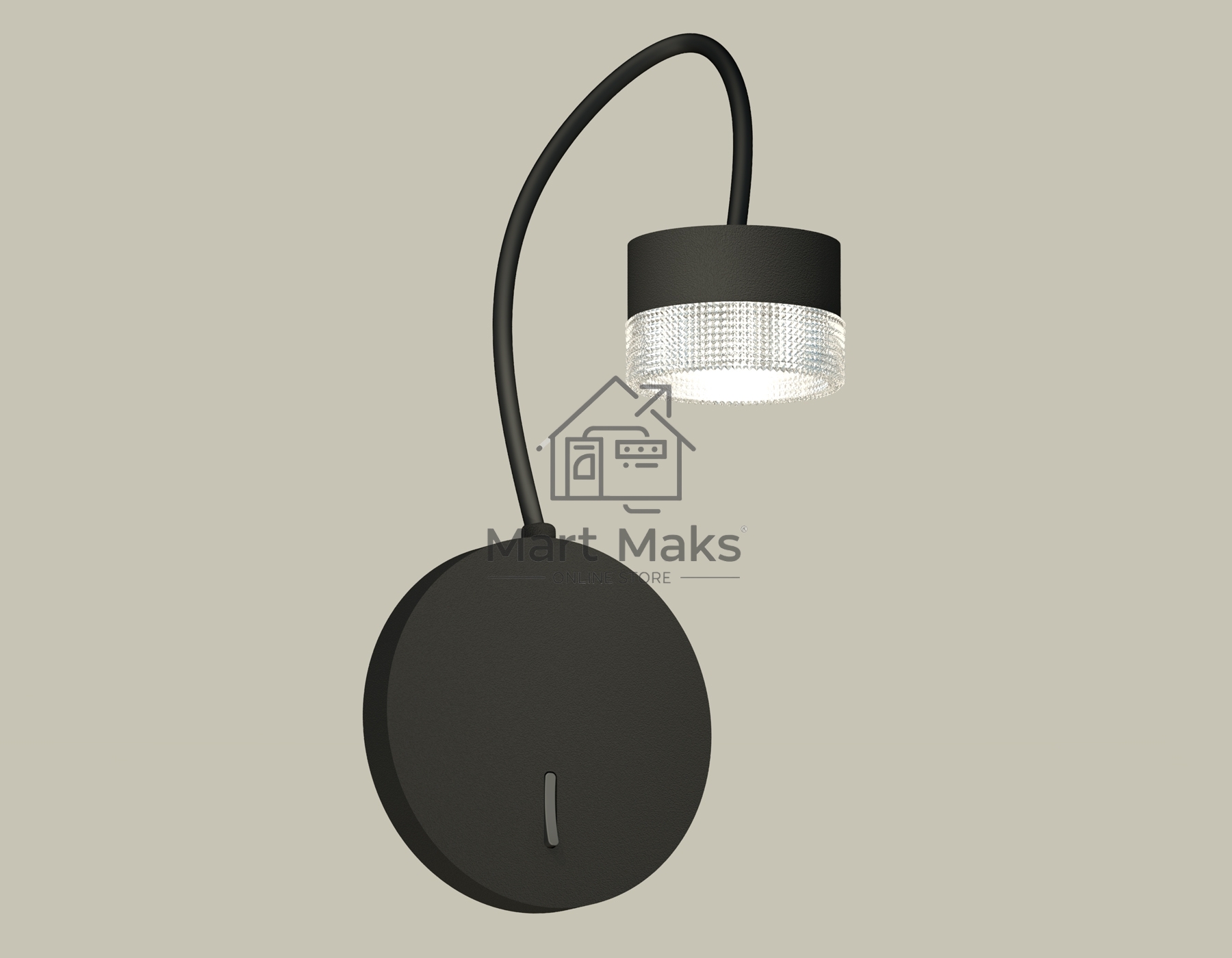 Светильник Ambrella light XB9596250 SBK/CL черный песок/прозрачный GX53 (C9596, N8480)