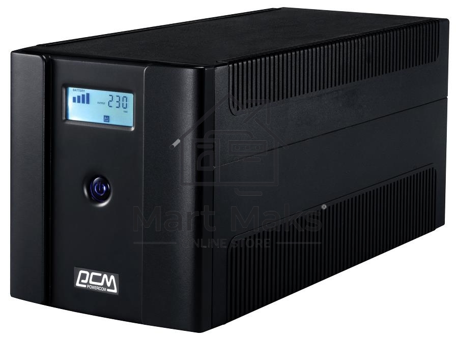 Источник бесперебойного питания Powercom Raptor RPT-2000AP 1200Вт 2000ВА черный