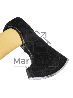 Топор Россия,1100 г,в сборе,кованый,деревянное топорище,500 мм, таежный 