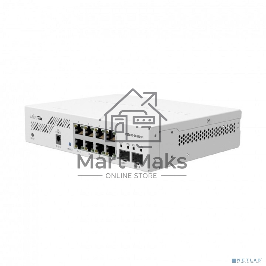 Коммутатор Mikrotik CSS610-8G-2S+IN