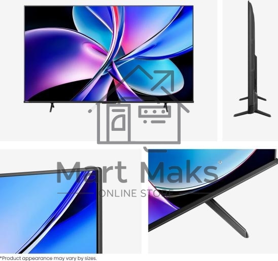 Телевизор 65'' Hisense 65E7Q PRO черный QLED UHD 144 Hz VIDAA U9