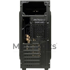 Компьютерный корпус Miditower ExeGate EVO-8227-NPX500 (ATX, БП 500NPX с вент. 12см, 2*USB+1*USB 3.0+HD Audio, черный, 3 вент. RGb, закаленное стекло)