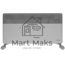 Конвектор электрический Ballu Apollo digital INVERTER Moon Gray BEC/ATI-2501 серый, 2500 Вт, 30 м2, термостат, дисплей, WiFi
