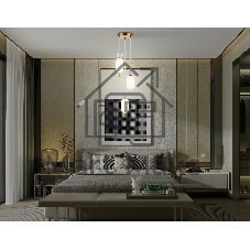 Светильник Ambrella light LH53102/3 BS/GR/FR латунь/серый/белый матовый G9*3 max 28W D260*1525