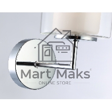 Настенный светильник Ambrella light LH56005 СH/FR хром/белый матовый E14 max 40W 190*120*220